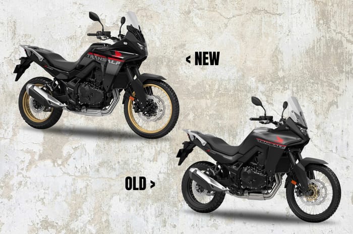 Honda Transalp 750 old vs new: small changes and same price